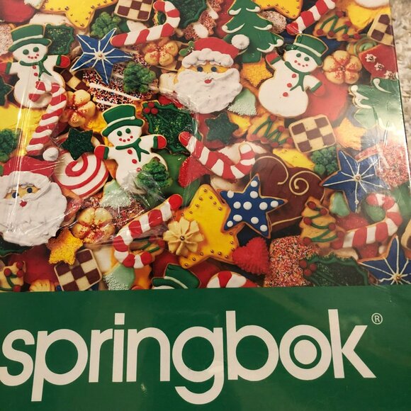 Springbok Puzzle Biscuits de Noel 2000 Pc 2011 Edition NIB - Picture 3 of 6